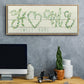 Shiplap Vines Home - Floater Framed Canvas Print