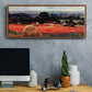The Poppy Blumenfeld (The Barn) - Floater Framed Canvas Print