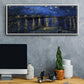 Starry Night Over the Rhone - Floater Framed Canvas Print