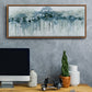 Blue Birch Morning - Floater Framed Canvas Print