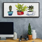 Vibing Succulents II - Floater Framed Canvas Print