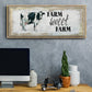 Farm Sweet Farm II - Floater Framed Canvas Print