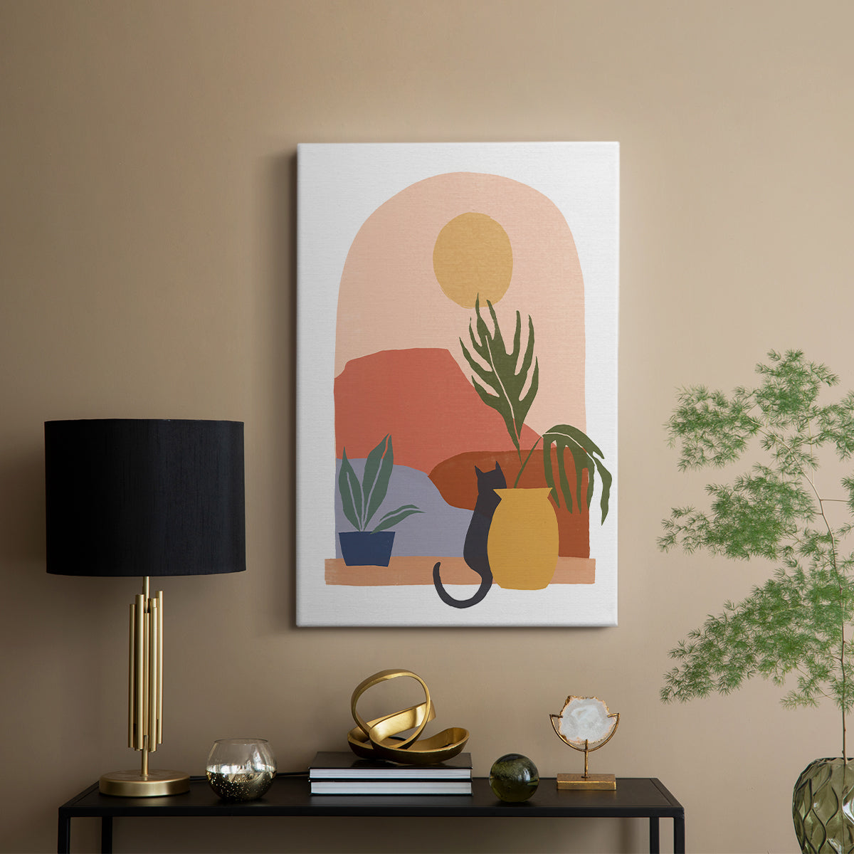 Paper Scene I - Canvas Art Print