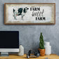 Farm Sweet Farm II - Floater Framed Canvas Print