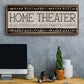 Home Theater - Floater Framed Canvas Print