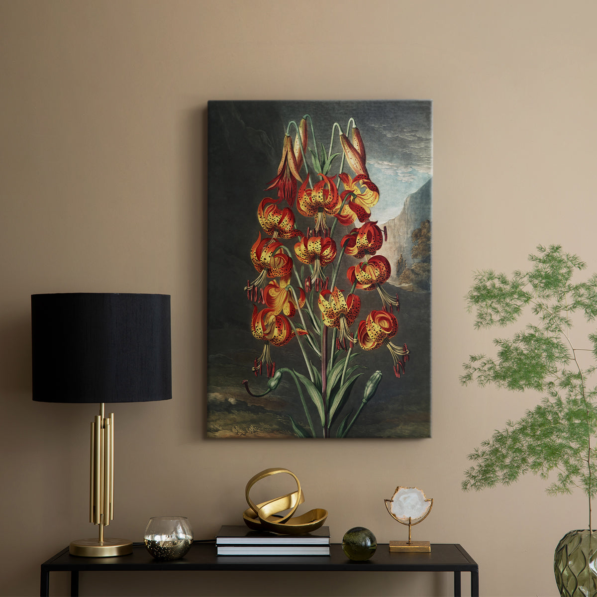 Temple of Flora III - Canvas Art Print