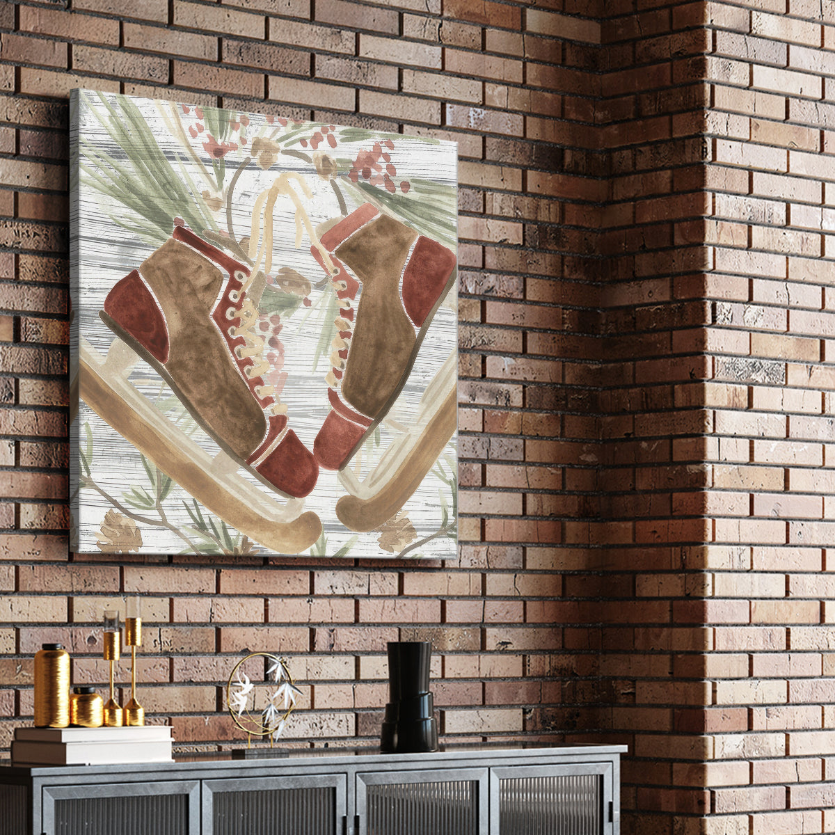 Pinecone Lodge I - Canvas Art Print