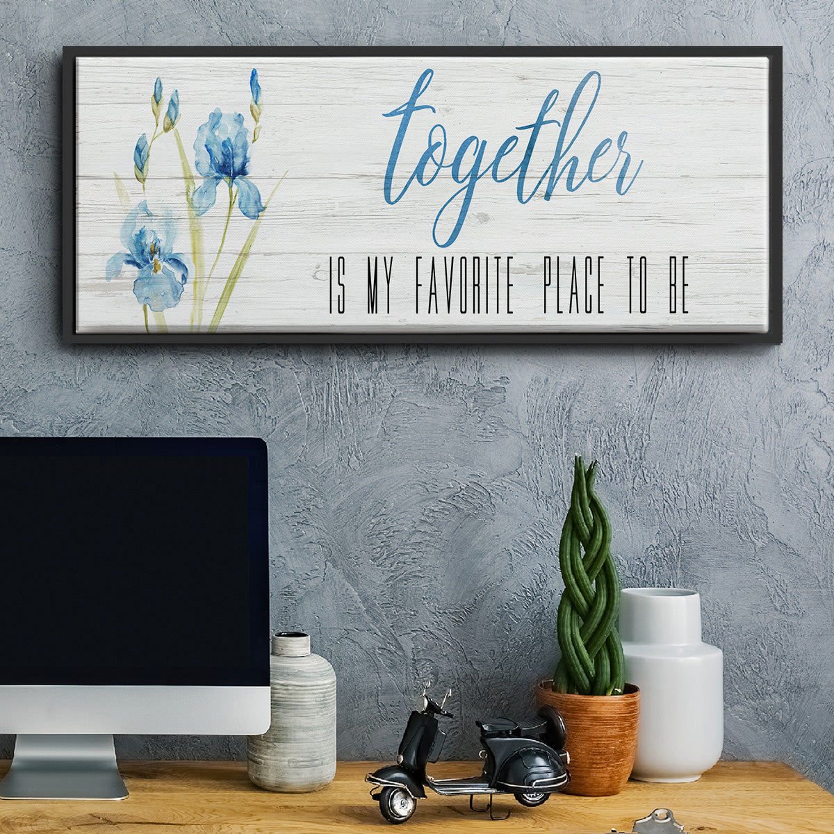 Together - Floater Framed Canvas Print