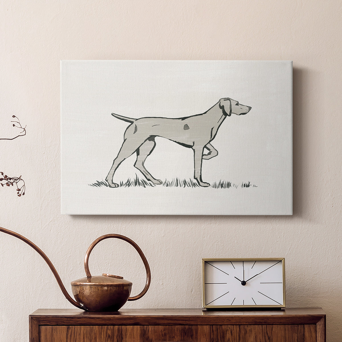 Neutral Pointer I - Canvas Art Print