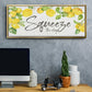 Lemon Squeeze - Floater Framed Canvas Print