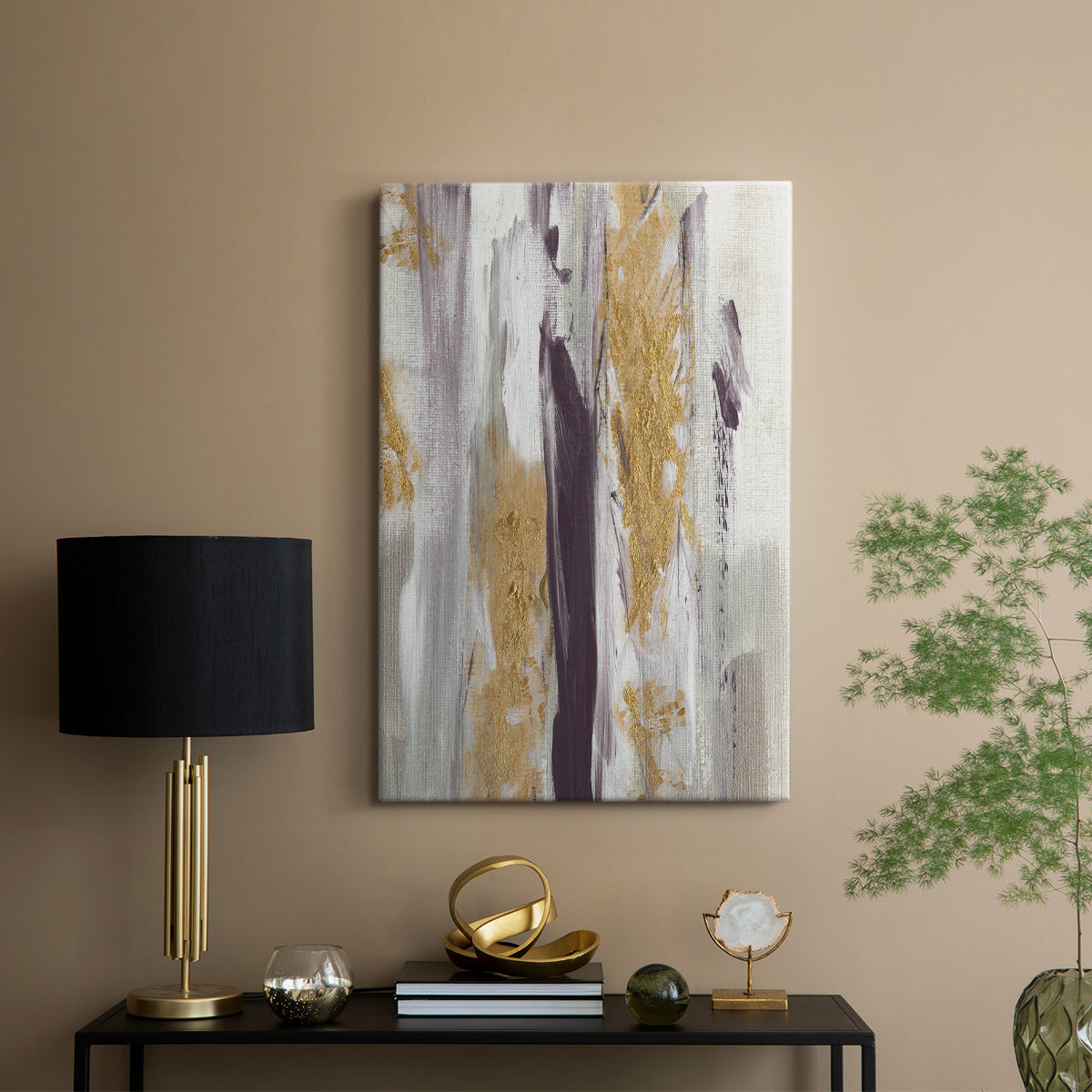 Tumultuous Amethyst II - Canvas Art Print