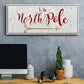 North Pole - Floater Framed Canvas Print