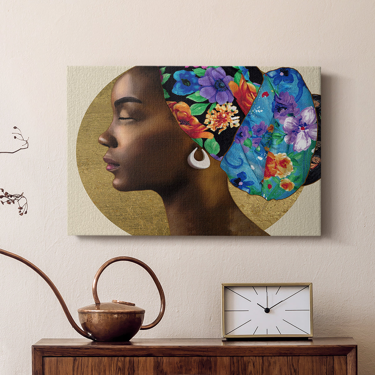 Golden Lady II - Canvas Art Print