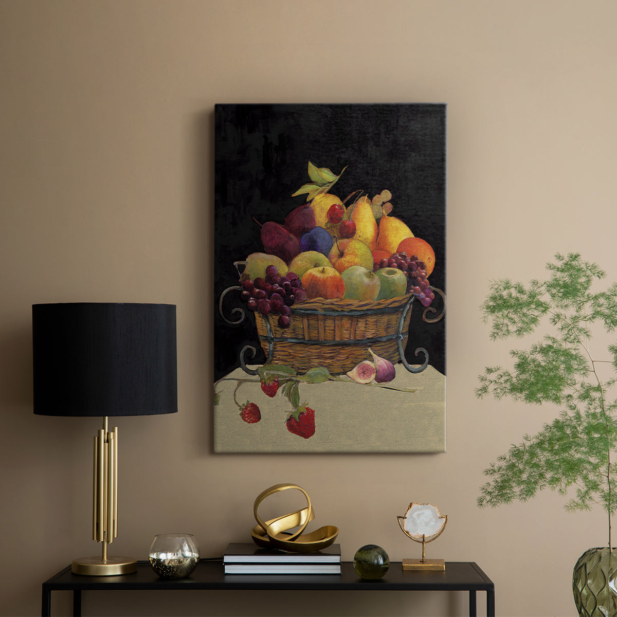 Fruit Basket I Revisit - Canvas Art Print