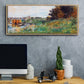 The Banks of the Seine at the Argenteuil Bridge, 1874 - Floater Framed Canvas Print