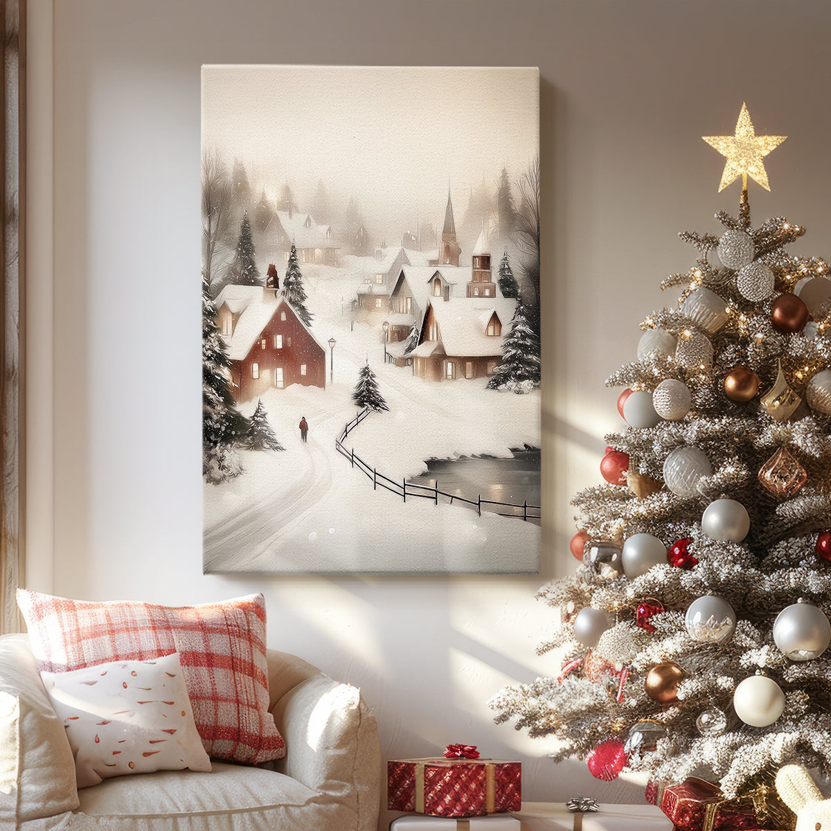 Golden Carol of Dawn - Canvas Art Print