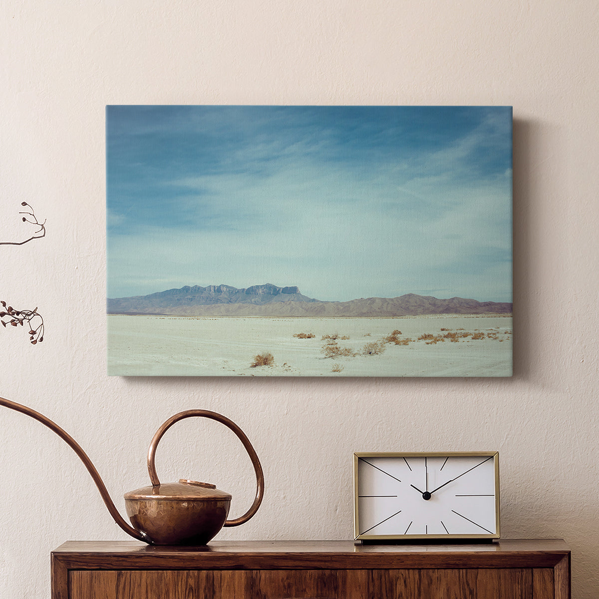 Salt Flat Walk II - Canvas Art Print