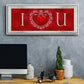 DIY Love Collection H - Floater Framed Canvas Print