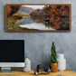 Rowboat on the Seine at Jeufosse, 1884 - Floater Framed Canvas Print
