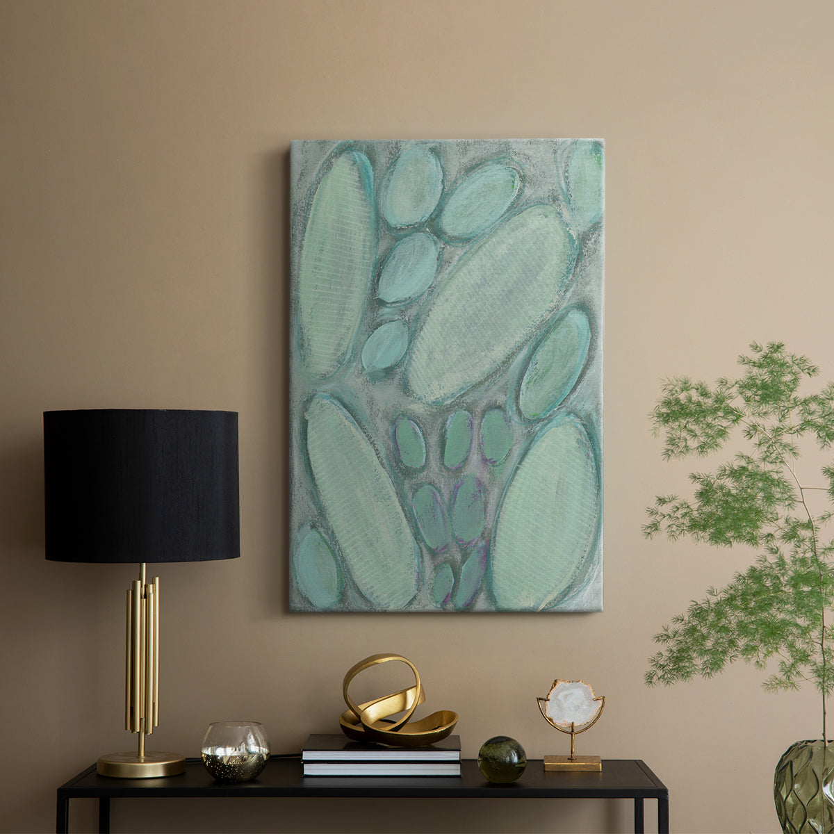 Blue Orbs I - Canvas Art Print