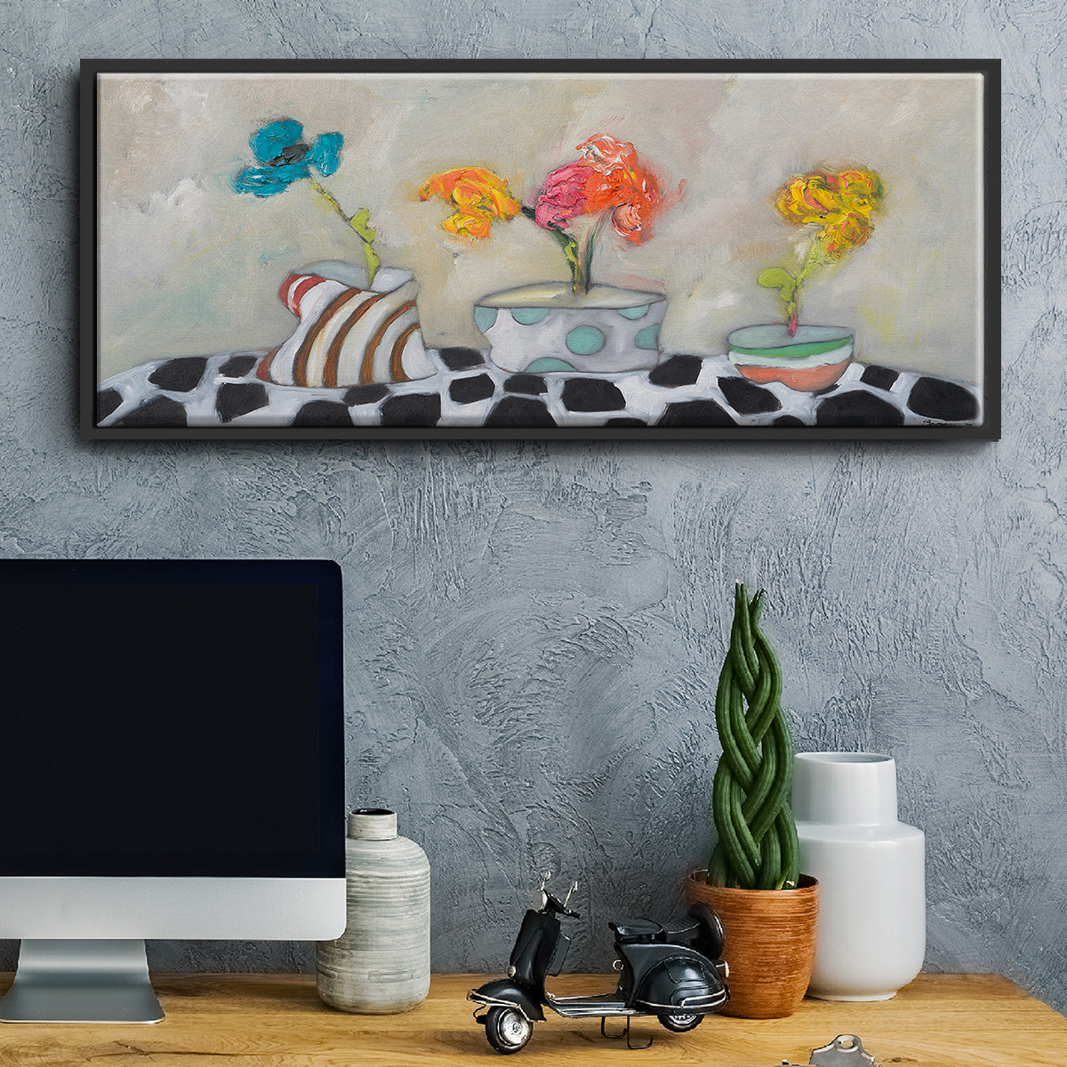 Three Amigos - Floater Framed Canvas Print
