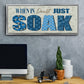 When in Doubt - Floater Framed Canvas Print