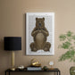 Bear and Hand Heart - Canvas Art Print