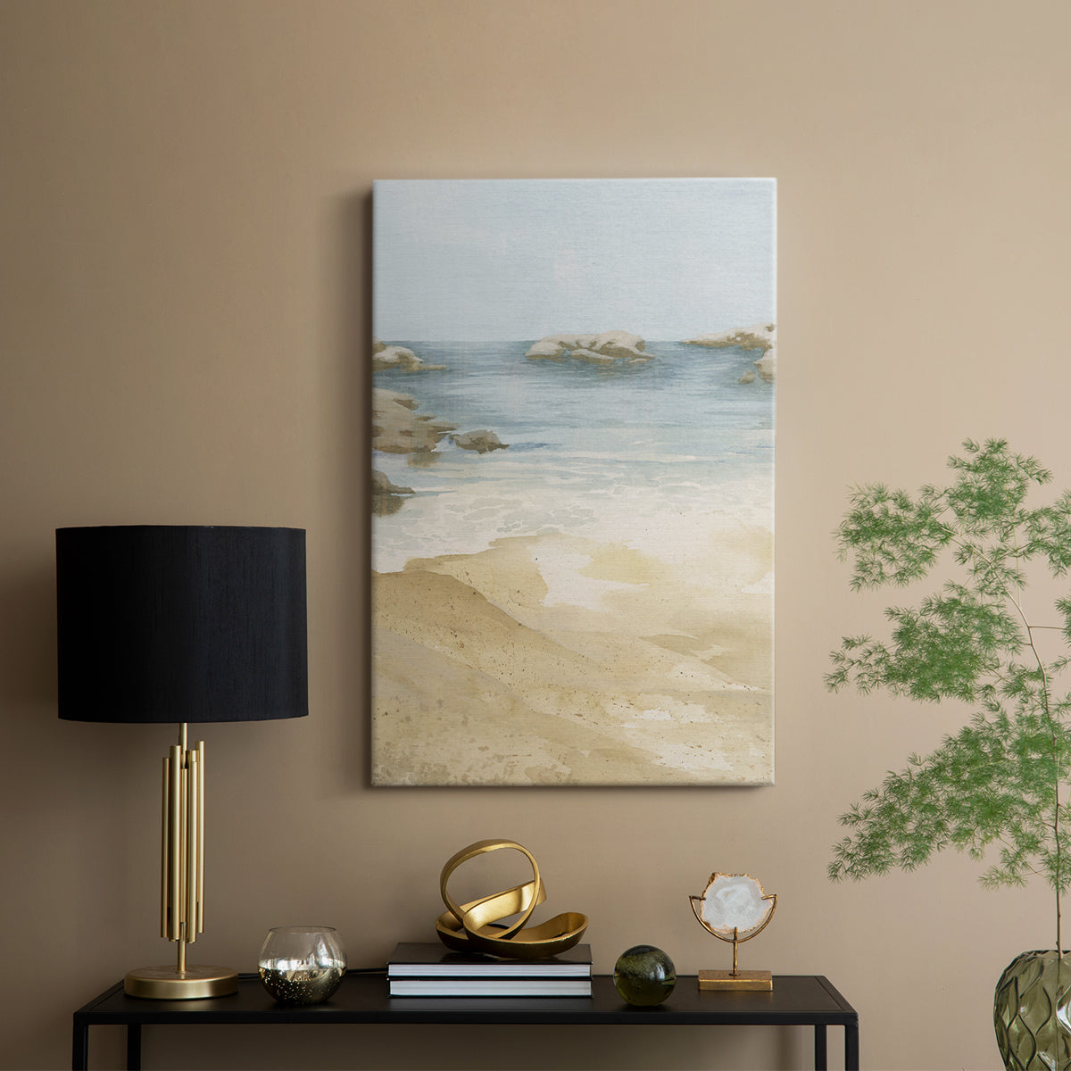Tranquil Beach I - Canvas Art Print