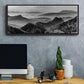 Mountains of the Great Wall - Floater Framed Canvas Print