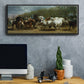 The Horse Fair - Floater Framed Canvas Print