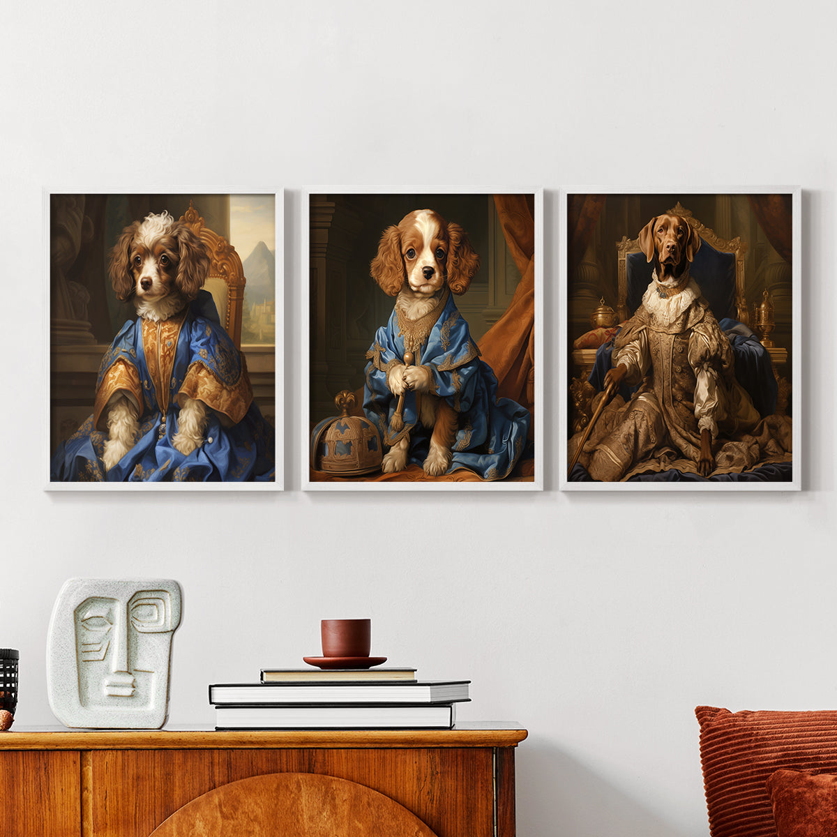 Royal Animals Series LIX - Restickable Framed Art Set