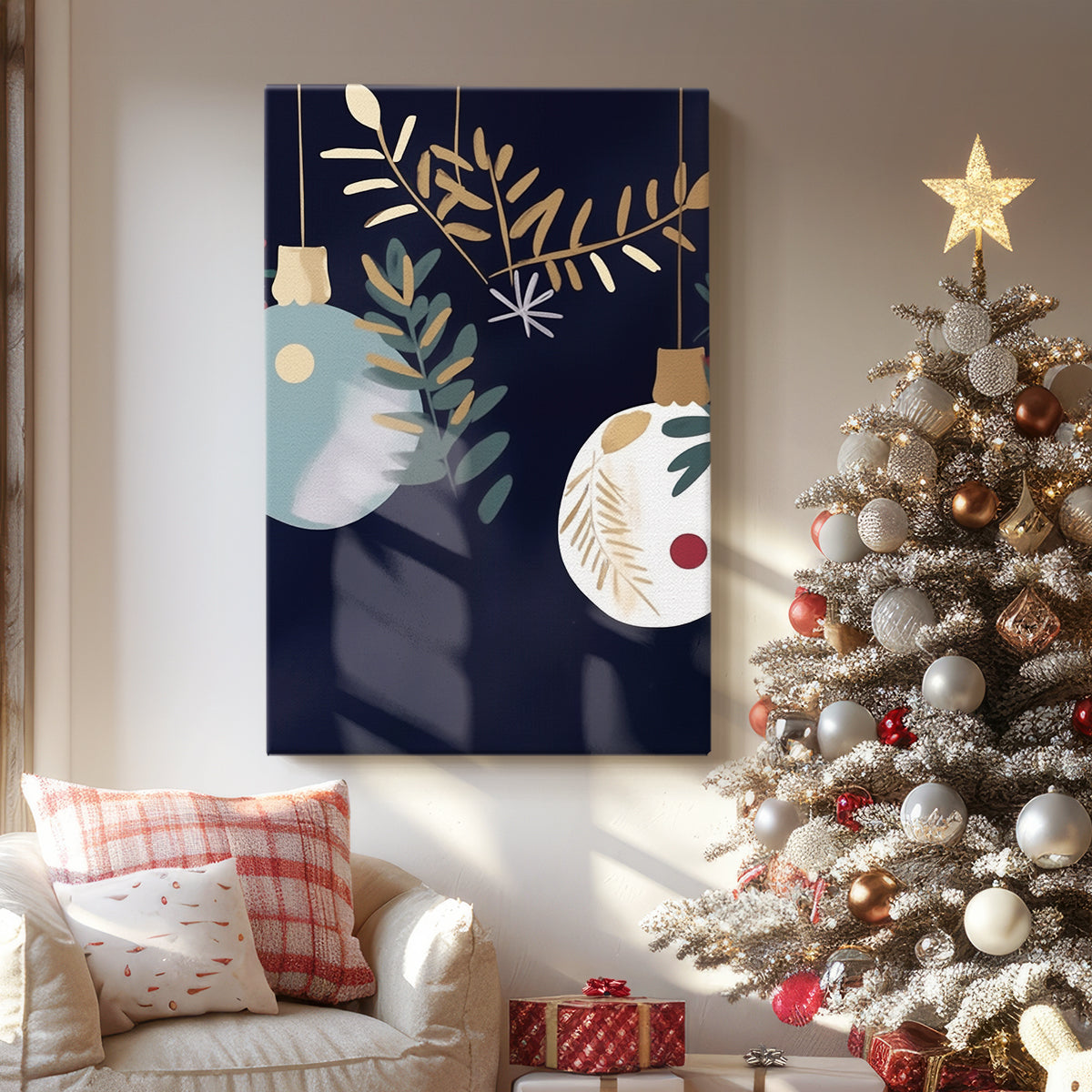 Chalk Carol - Canvas Art Print