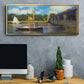 The Road Bridge, Argenteuil - Floater Framed Canvas Print