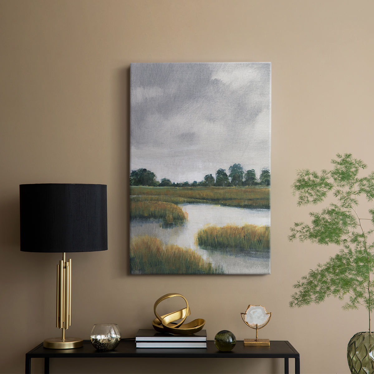 Salt Marshes II - Canvas Art Print