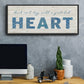 Grateful Heart - Floater Framed Canvas Print
