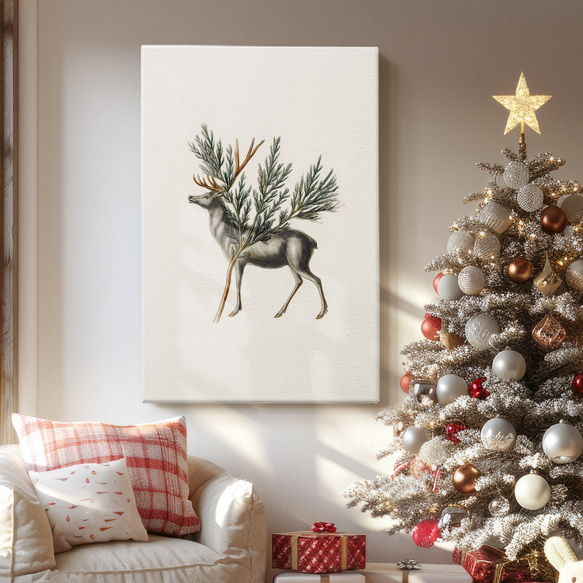 Midnight of Pearled Dawn - Canvas Art Print