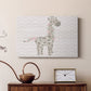 Floral Giraffe - Canvas Art Print