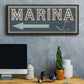 Shoreline Signs II - Floater Framed Canvas Print