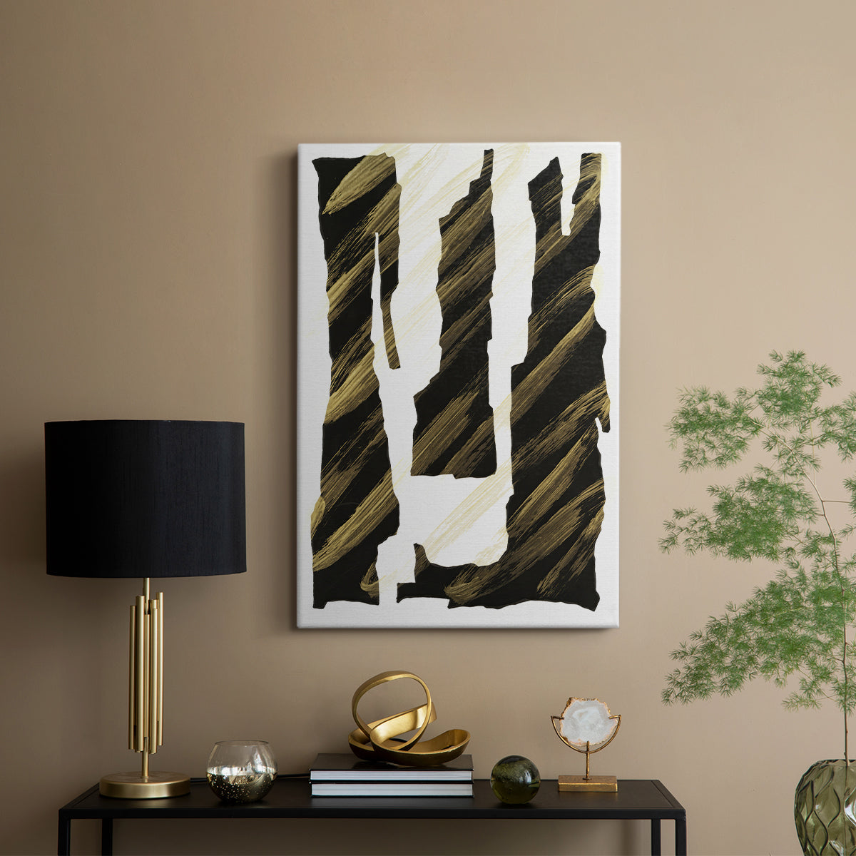 Onyx Obelisks I - Canvas Art Print