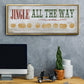 Jingle All the Way - Floater Framed Canvas Print
