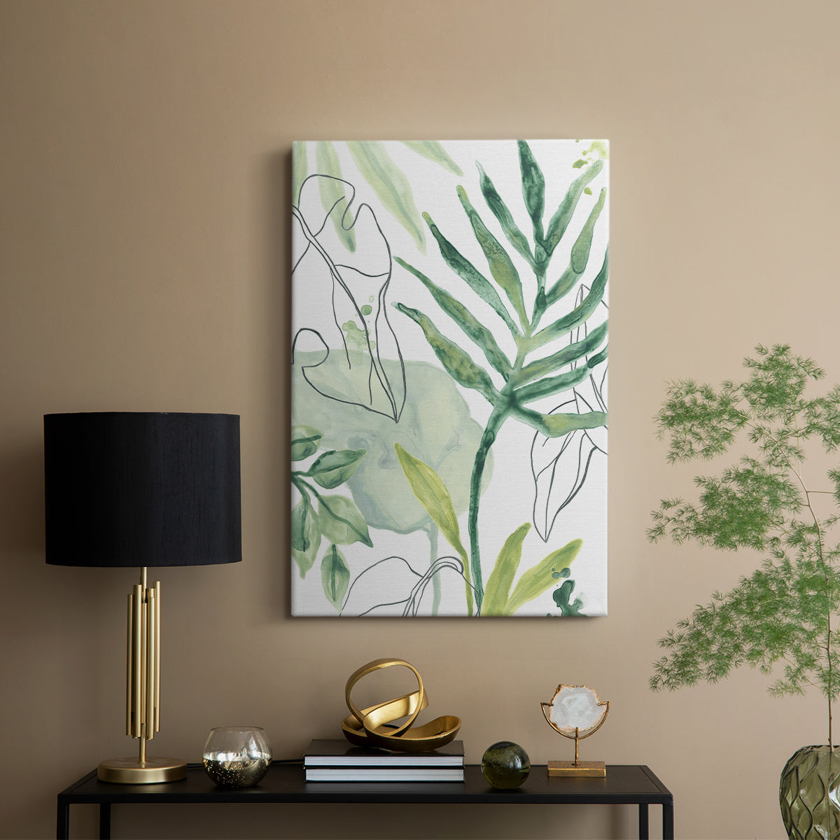 Tropical Palm Chorus III - Canvas Art Print
