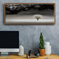Solitary Tree - Floater Framed Canvas Print