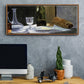 Still Life with Bottles, 1862 - Floater Framed Canvas Print