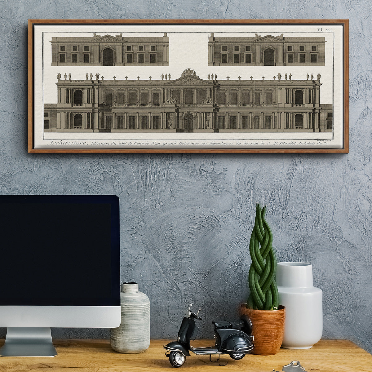 Buildings & Facades I - Floater Framed Canvas Print
