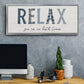 Relax - Floater Framed Canvas Print