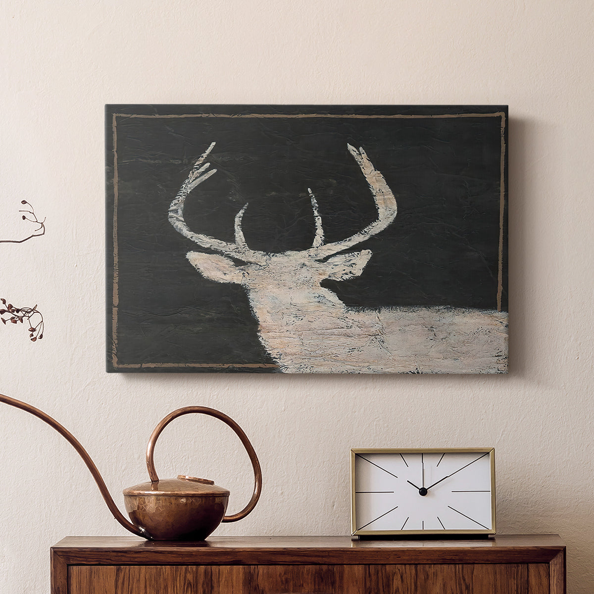 Brow Tine Deer I - Canvas Art Print