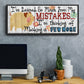 I've Learned - Floater Framed Canvas Print