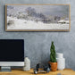 The Road in Front of Saint - Floater Framed Canvas Print