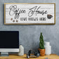 Love Brews - Floater Framed Canvas Print