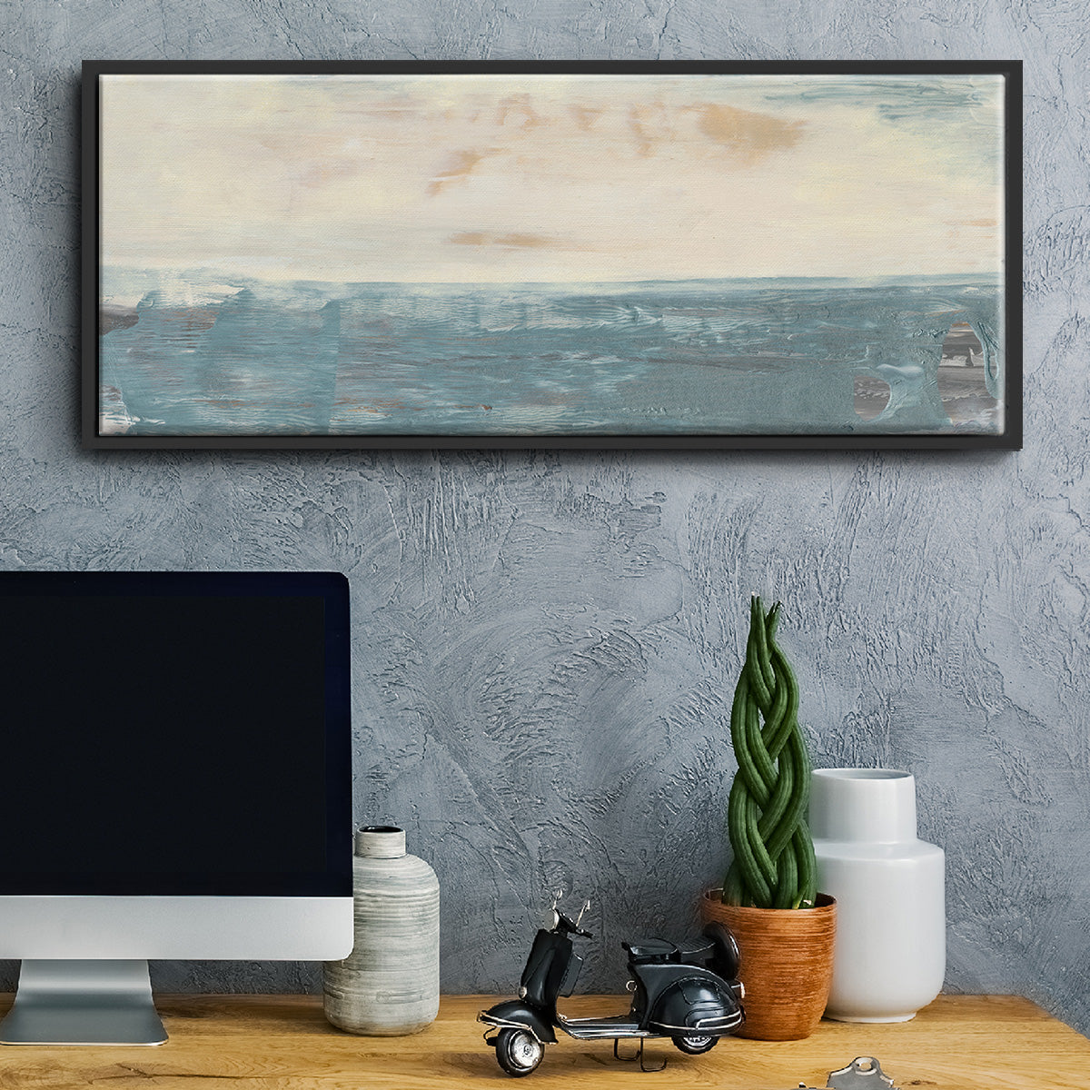Peace and Calm III - Floater Framed Canvas Print